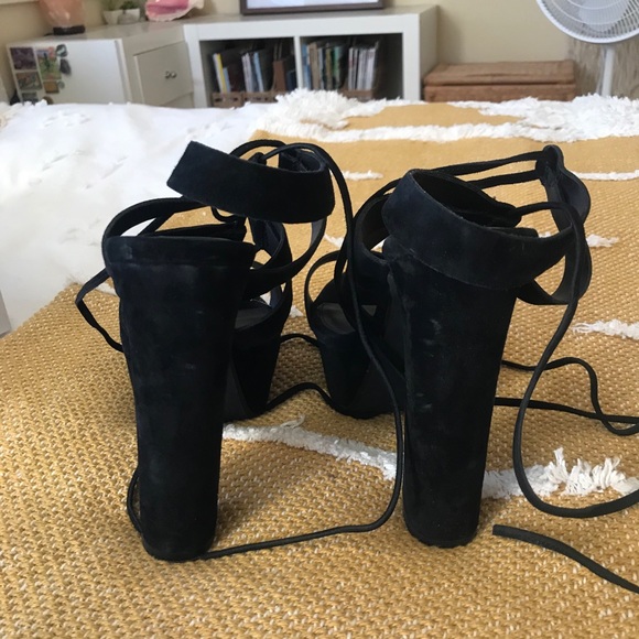 Steve Madden Justinaa Black Heels - Picture 5 of 7